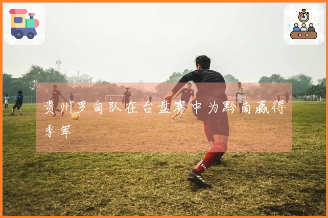 贵州罗甸队在台盘赛中为黔南赢得季军